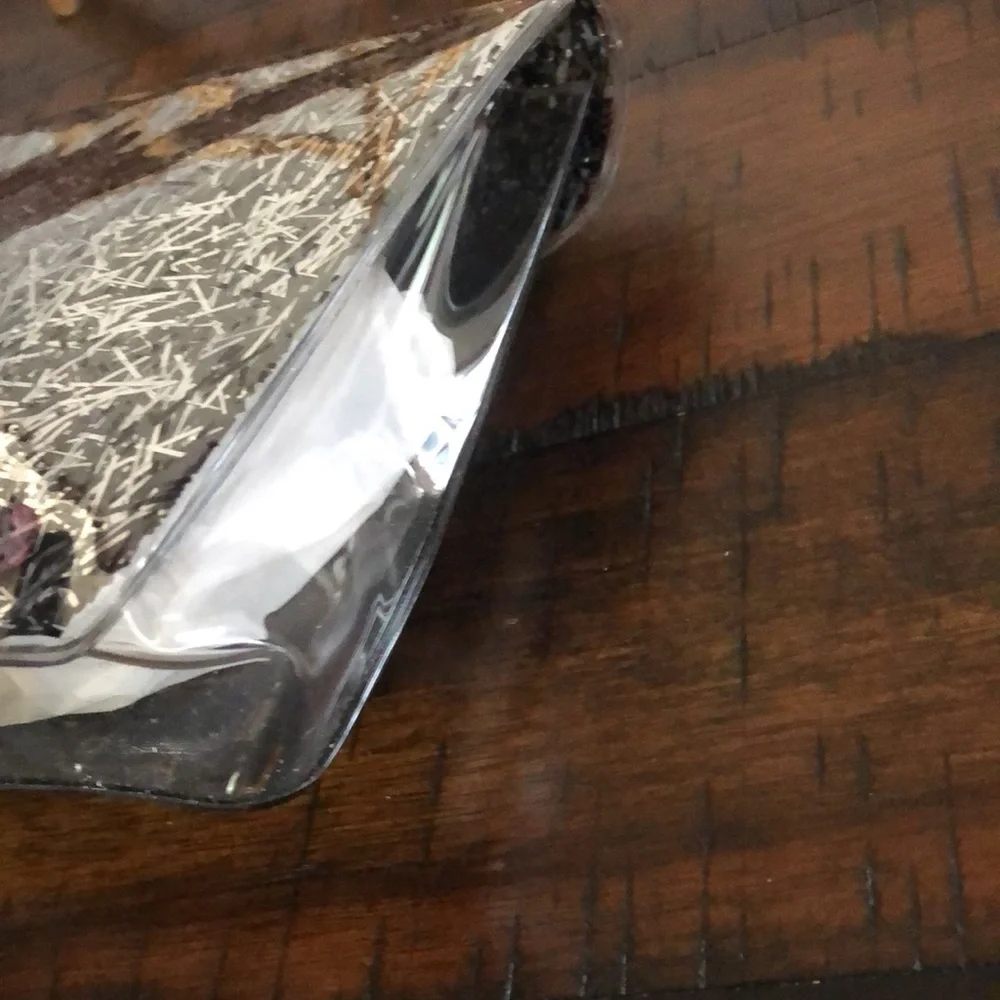 Haus Laboratories Black and Silver Pouch